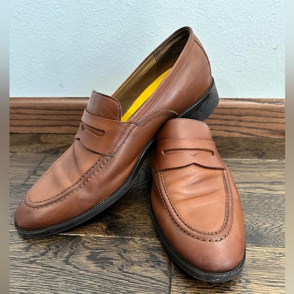 Cole Haan Other - Men's Cole Haan Hawthorne Penny Loafers brown leather size 11